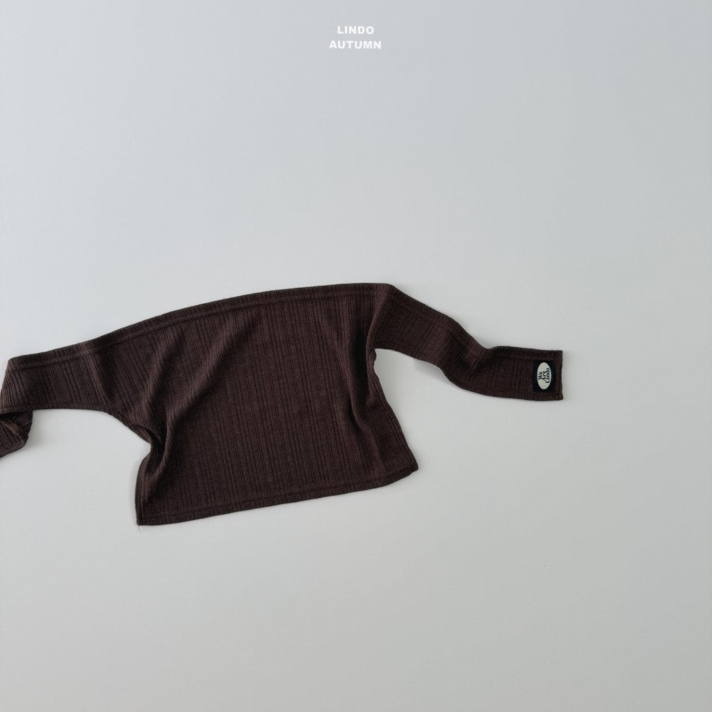LINDO tie cardigan(rib)