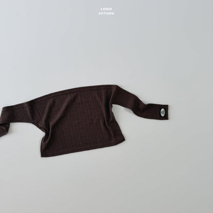 LINDO tie cardigan(rib)