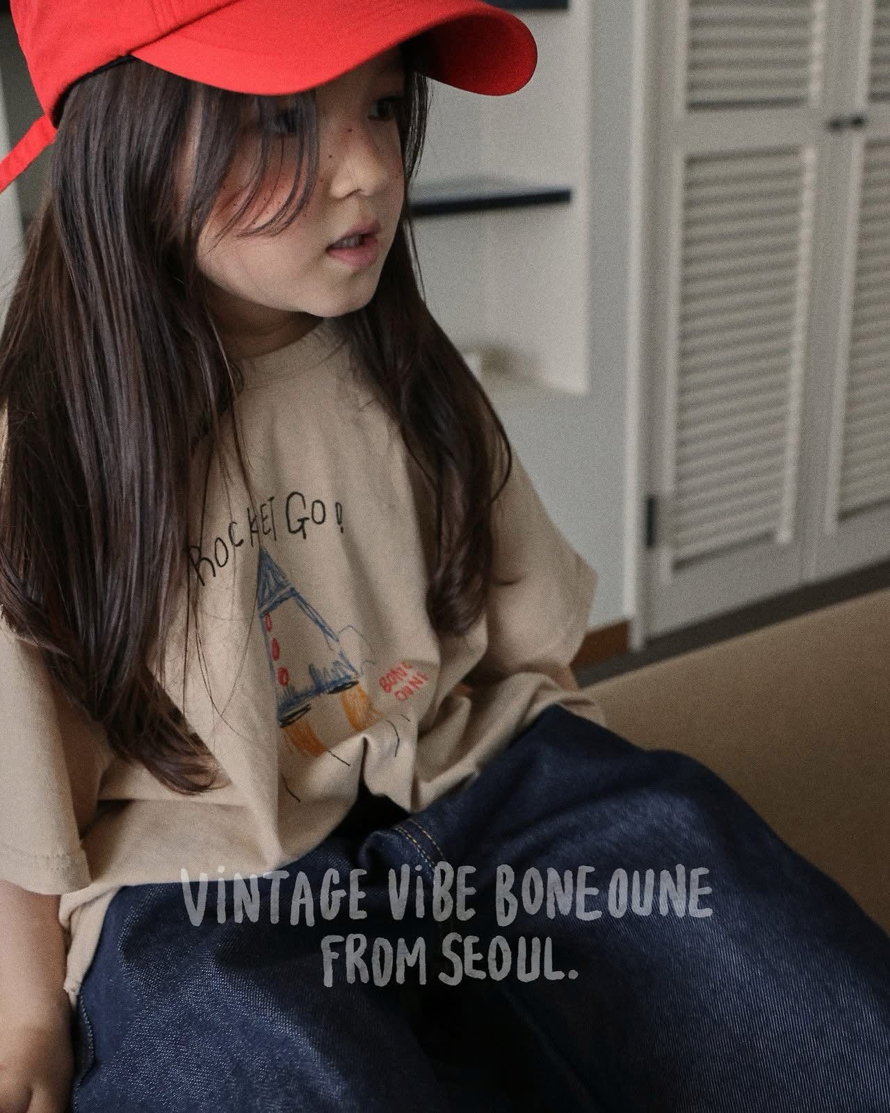 Boneoune 手繪火箭Tee (80-152cm)