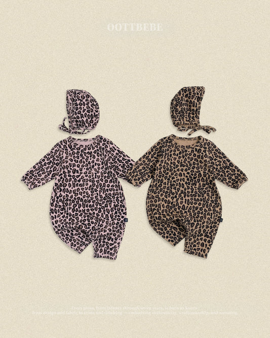 oottbebe little leopard suits SET (0-12m)