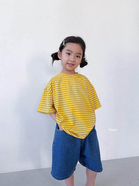 Dsaint 細條紋圓領tee (80-148cm)