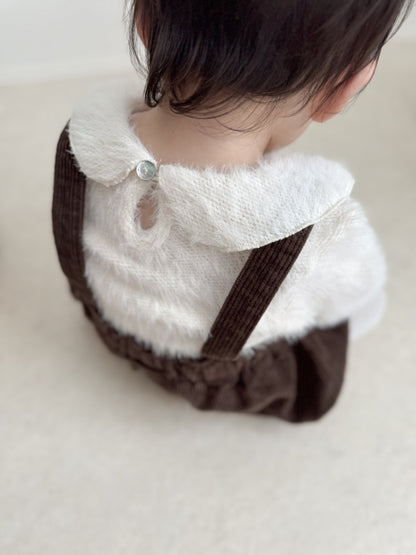 mimi market angora collar tee (70-85cm)