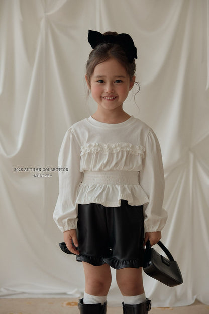 melikey smoke frill t (~80-140cm)