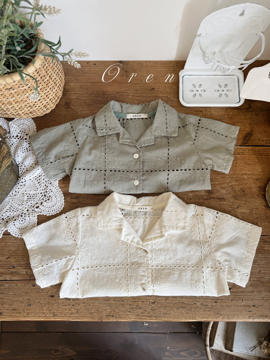 OREN eterno embroidered shirt (85-120cm)