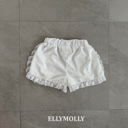 ELLYMOLLY mesh frill shorts (90-145cm)