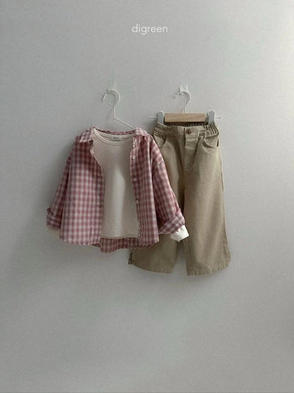 Digreen Check Shirt (85-130cm)