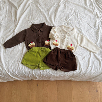 ninibello cupcake knit cardigan (90-125cm)