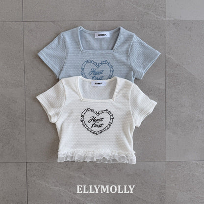 ELLYMOLLY powder lace t (90-145cm)