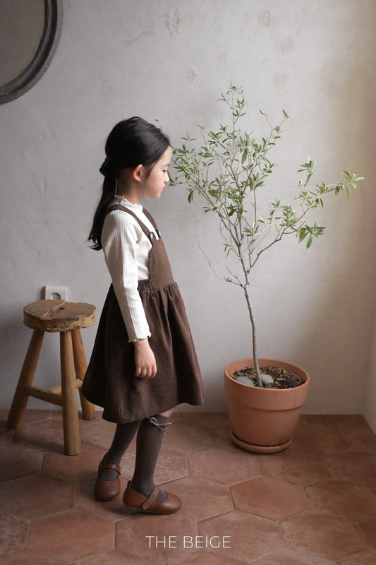 the beige earring suspender ops (80-120cm)