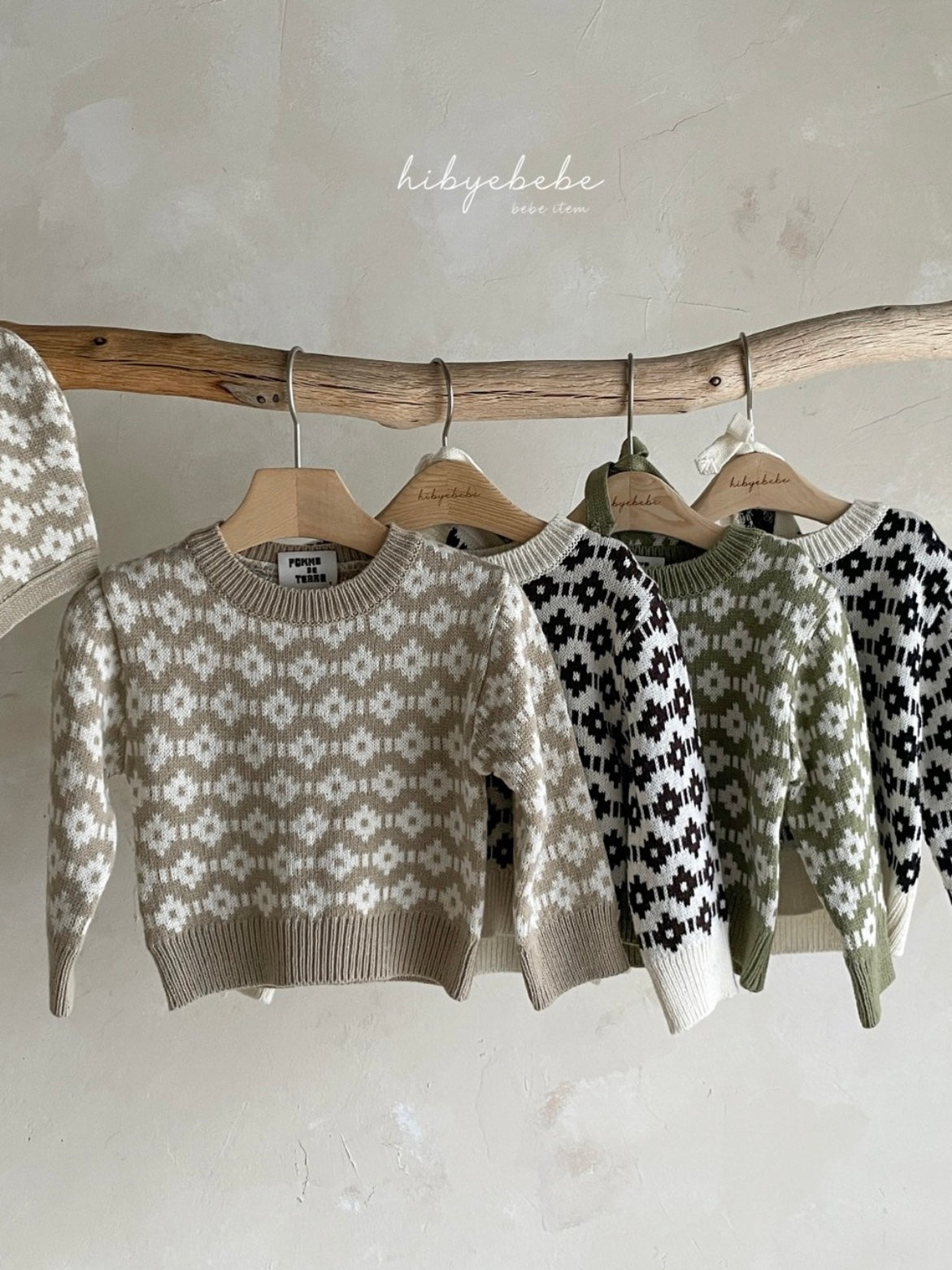 hibyebebe jacquard knit (85-110cm)