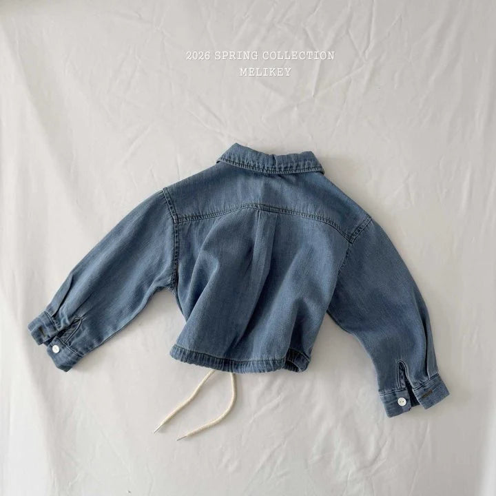 melikey hooded denim shirt (~80-140cm)