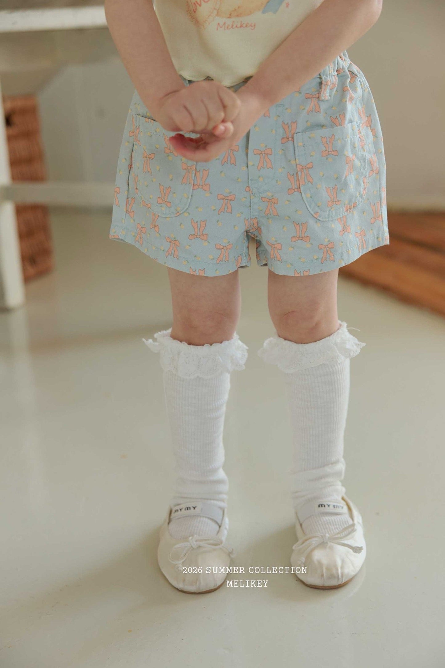 melikey colored ribbon shorts (~80-140cm)