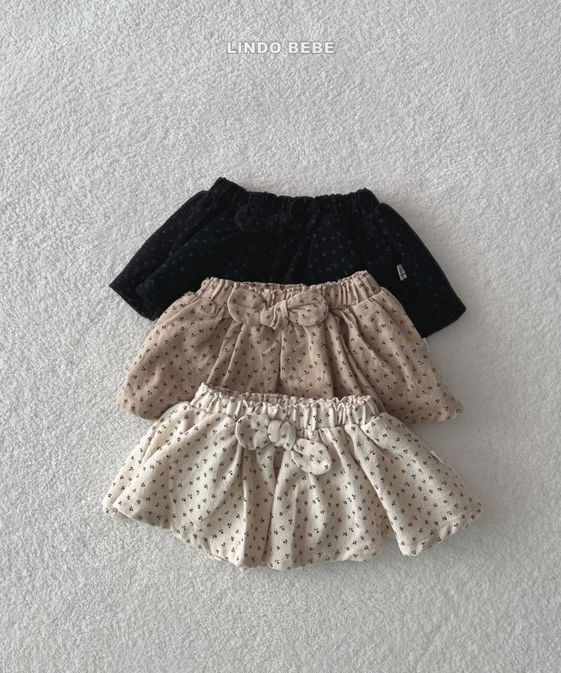LINDO mini ribbon skirt bloomer(3-18m)