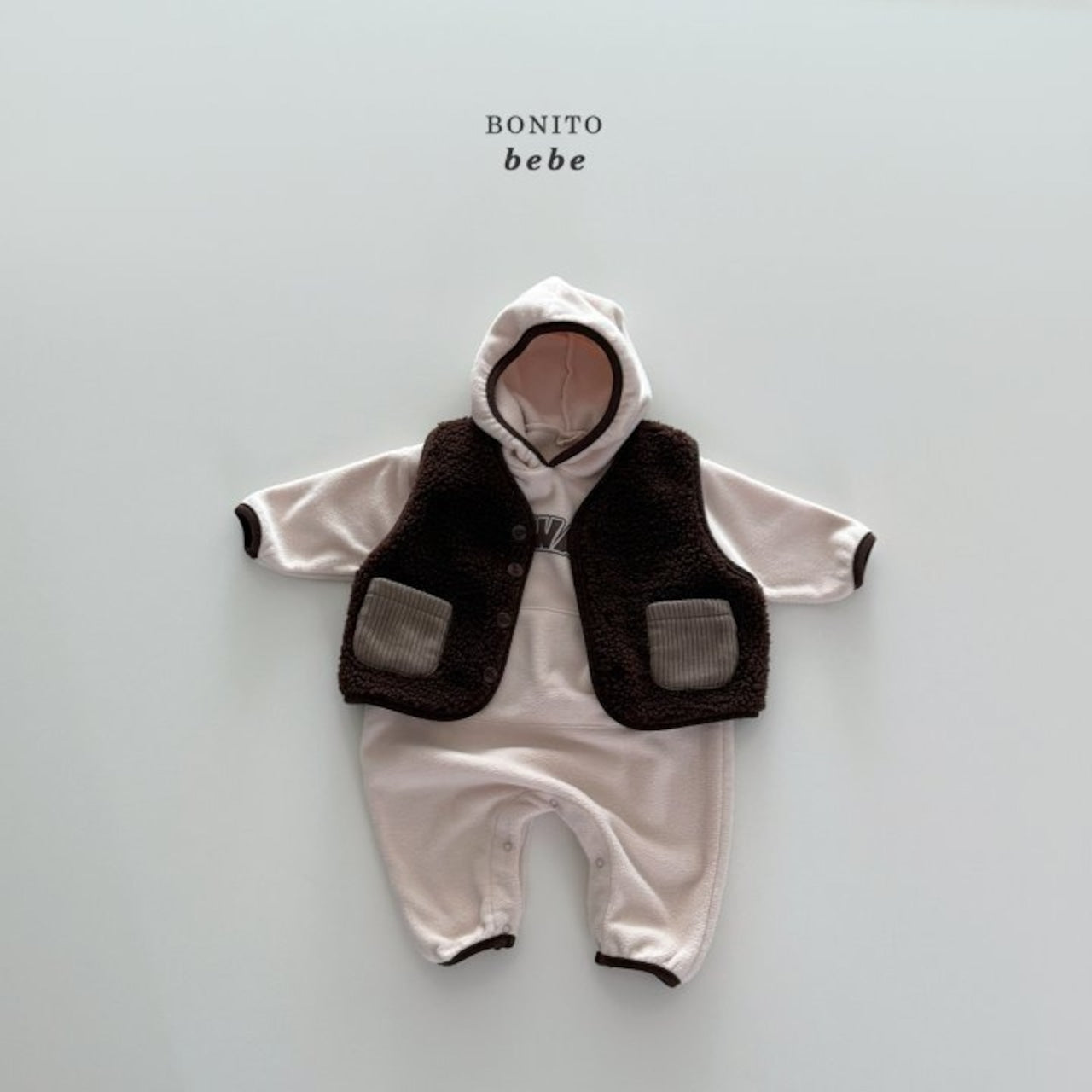 Bonito always hooded rompers (3-18m)