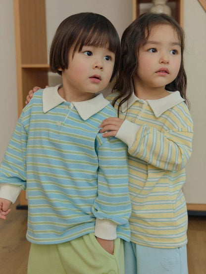 DAILYBEBE stripe collar T (75-145cm)