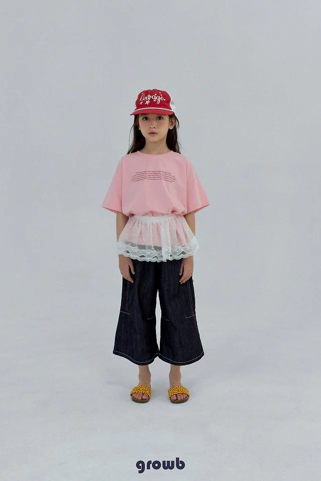 Growb Font Tee (90-155cm)