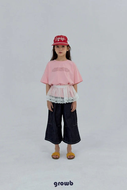 Growb Font Tee (90-155cm)
