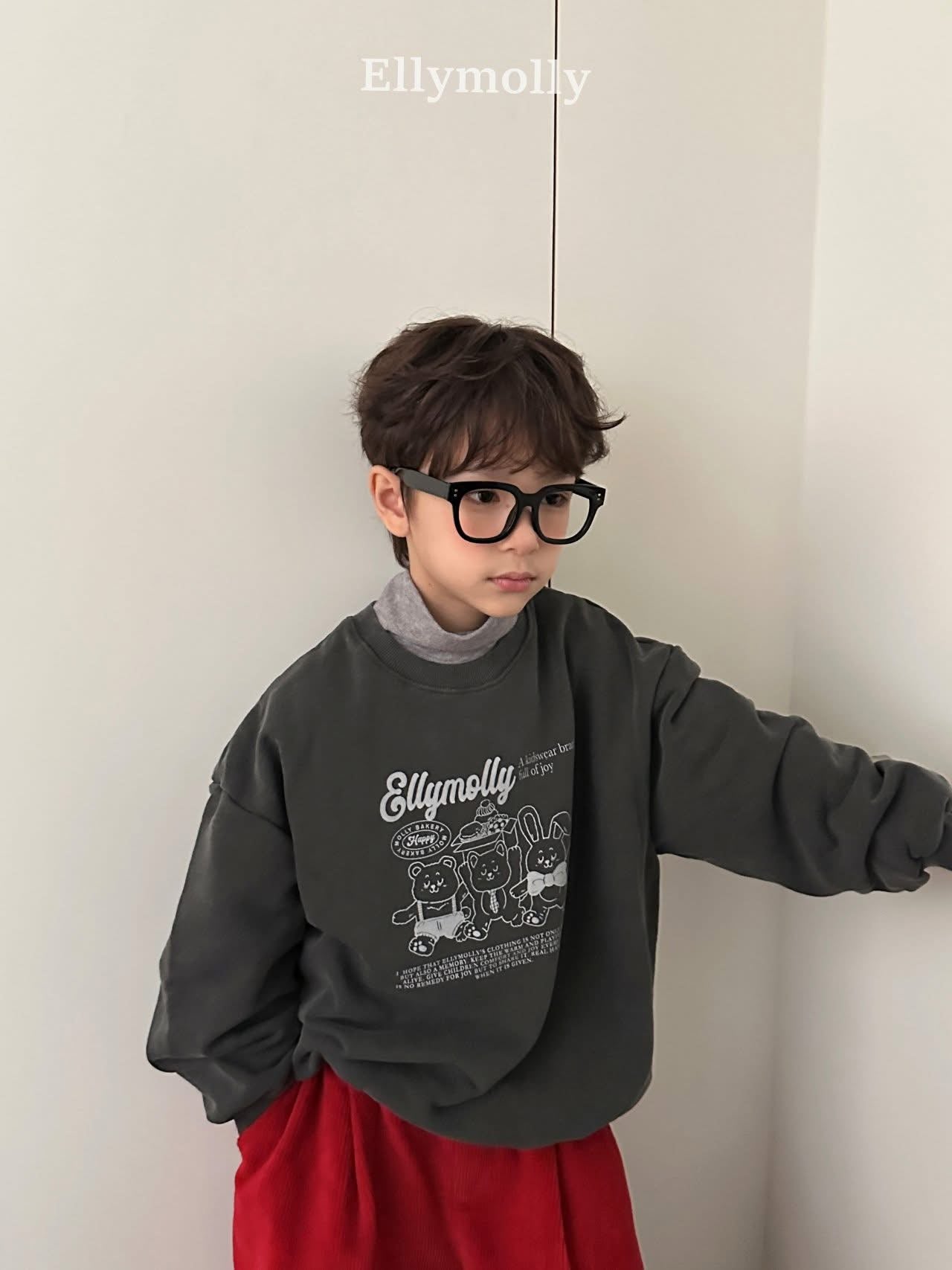 EllyMolly 小動物甜品party上衣 (90-160cm)