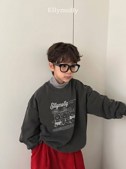 EllyMolly 小動物甜品party上衣 (90-160cm)