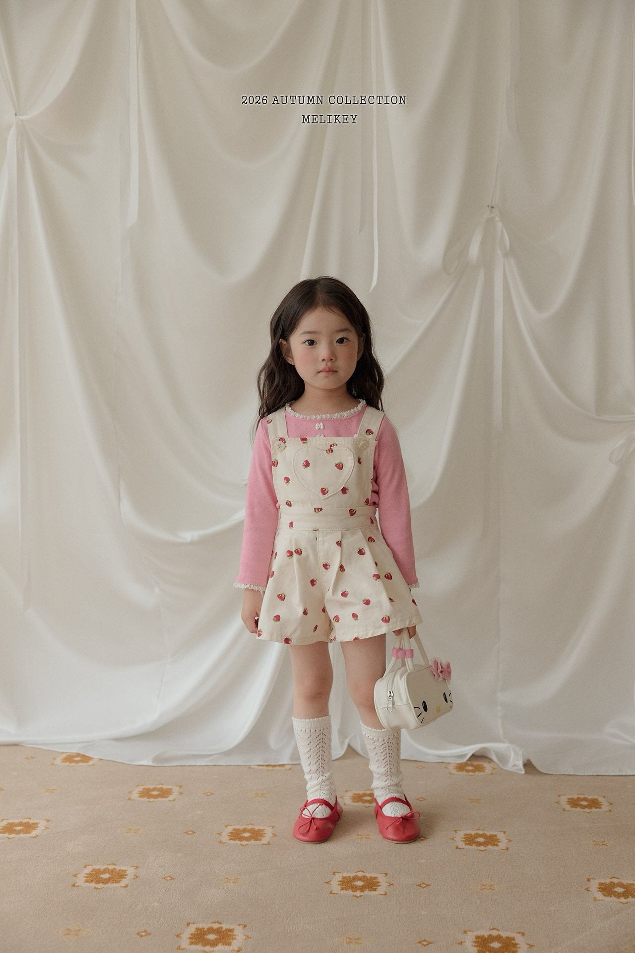 melikey strawberry heart suspender (~80-140cm)