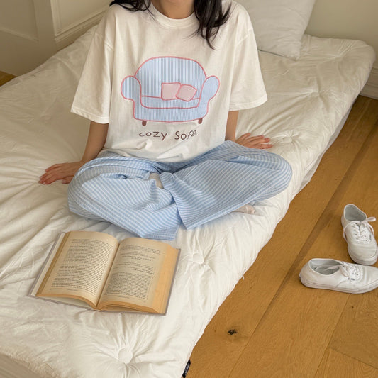 ninibello cozy sofa short sleeve t-shirt(adult)