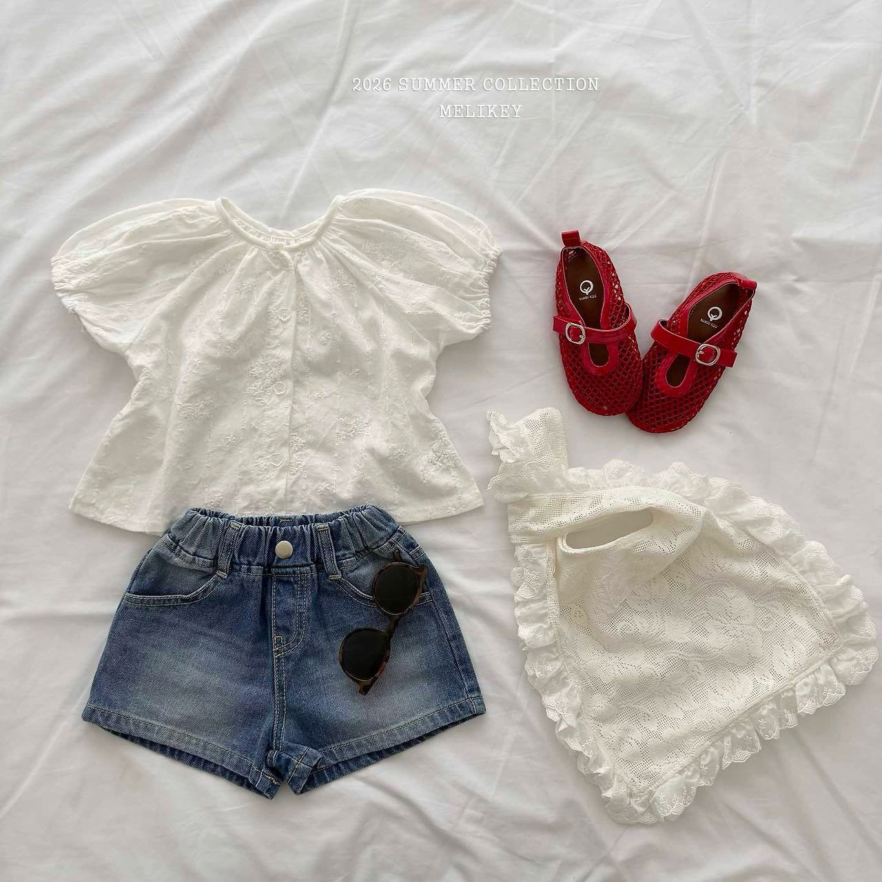 melikey lace frill bag