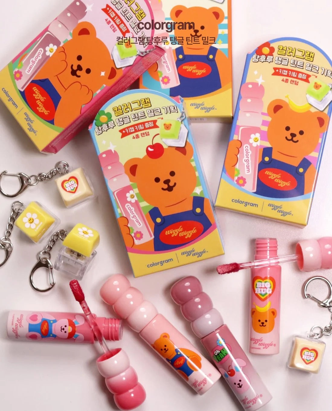 Colorgram x Wiggle Wiggle 聯名限量版玻璃唇釉🐻
