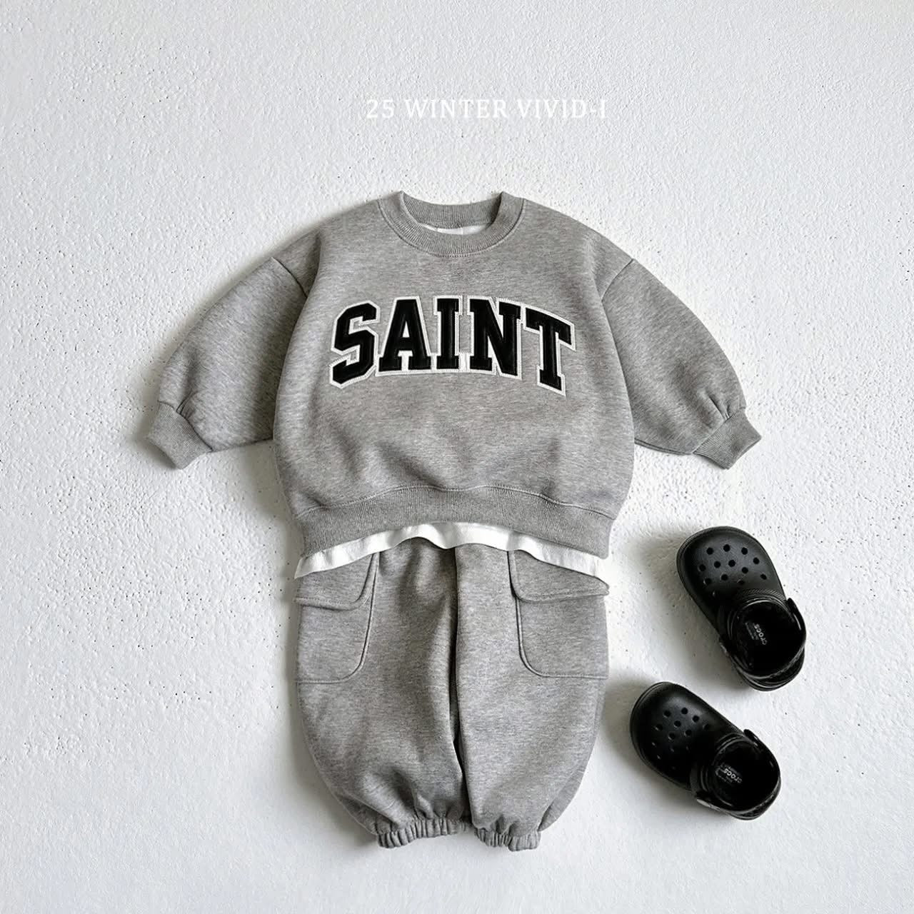 Vivid 側口翻蓋口袋縮口褲 (75-135cm)