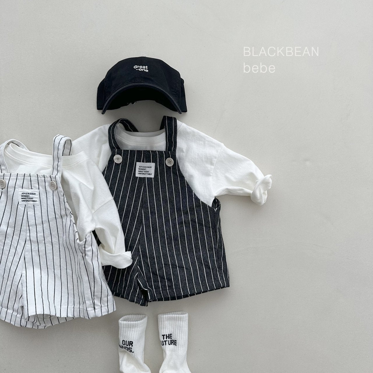 blackbean rich suspender set(baby)