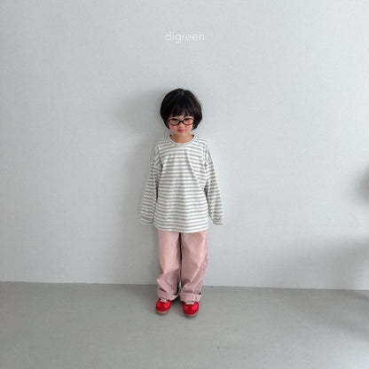 digreen pinstripe t-shirt (90-130cm)