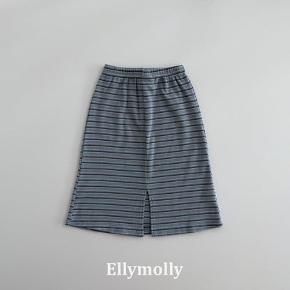 ELLYMOLLY shadow long skirt (90-145cm)