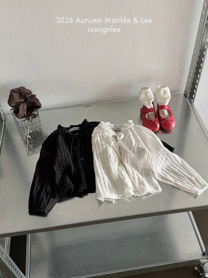 matilda&lee pintuck shirring blouse (85-165cm)