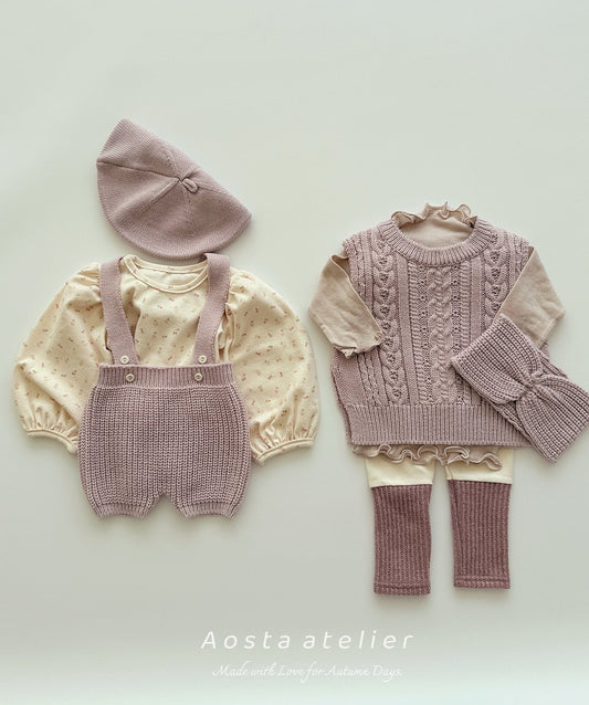 Aosta knit vest (~70-115cm)