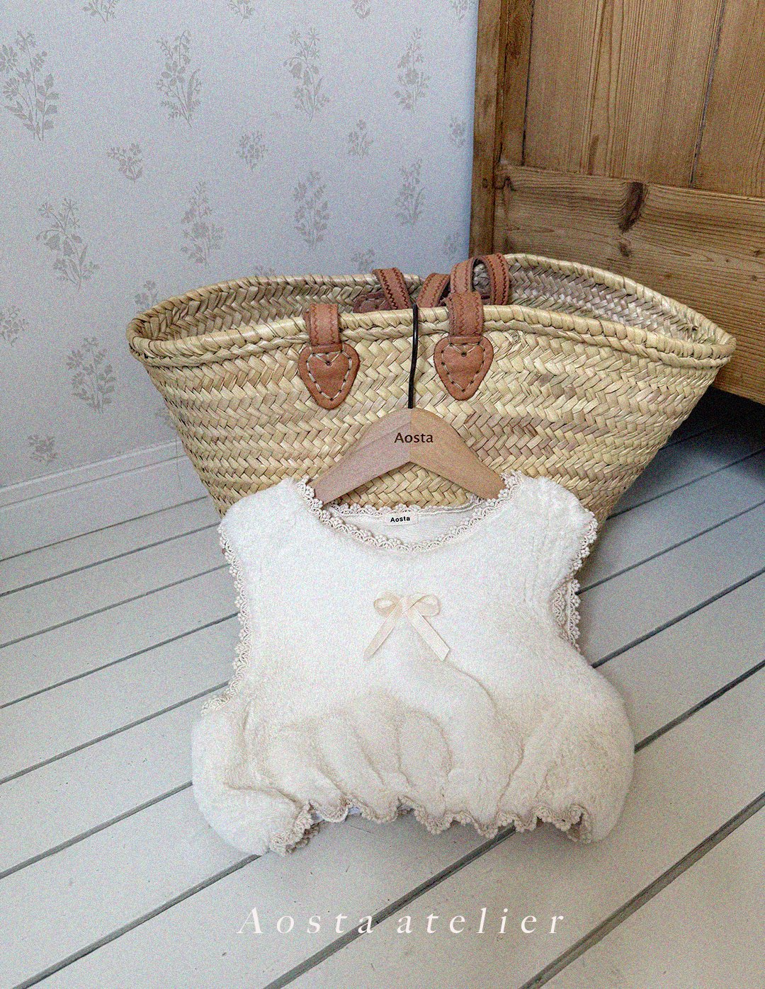 Aosta fur ribbon vest