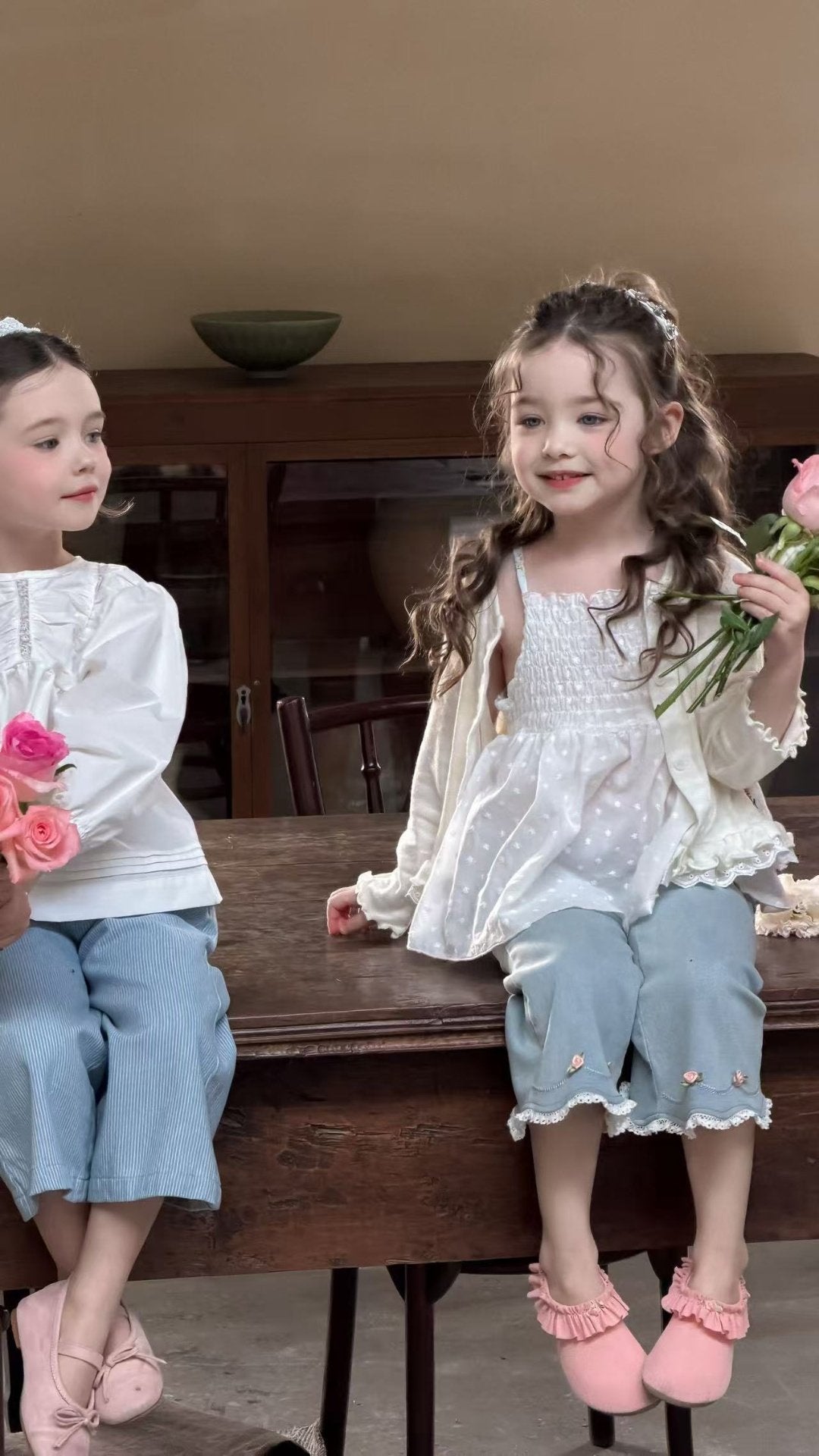 aiai lace border cardigan (95-140cm)