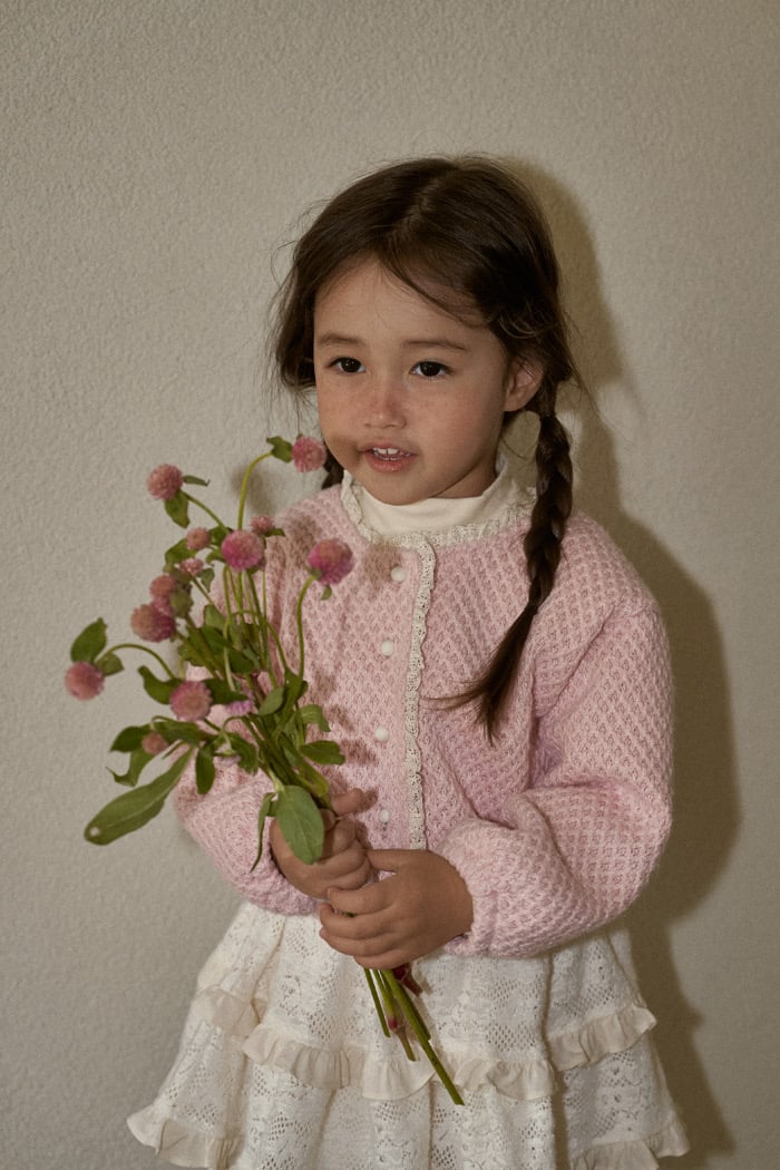 momoann knit cardigan (90-130cm)