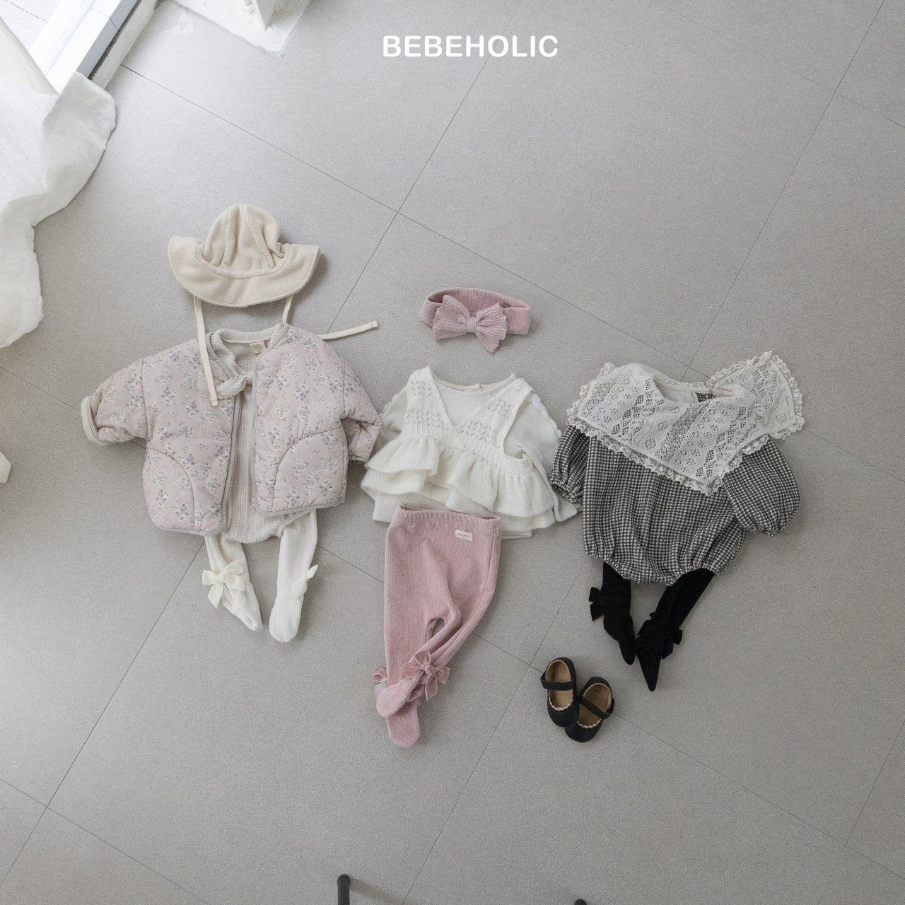 bebeholic ribbon like leggings (3-18m)