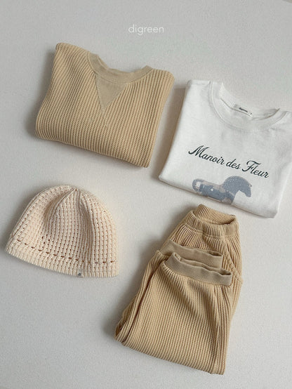 digreen eyelet beanie
