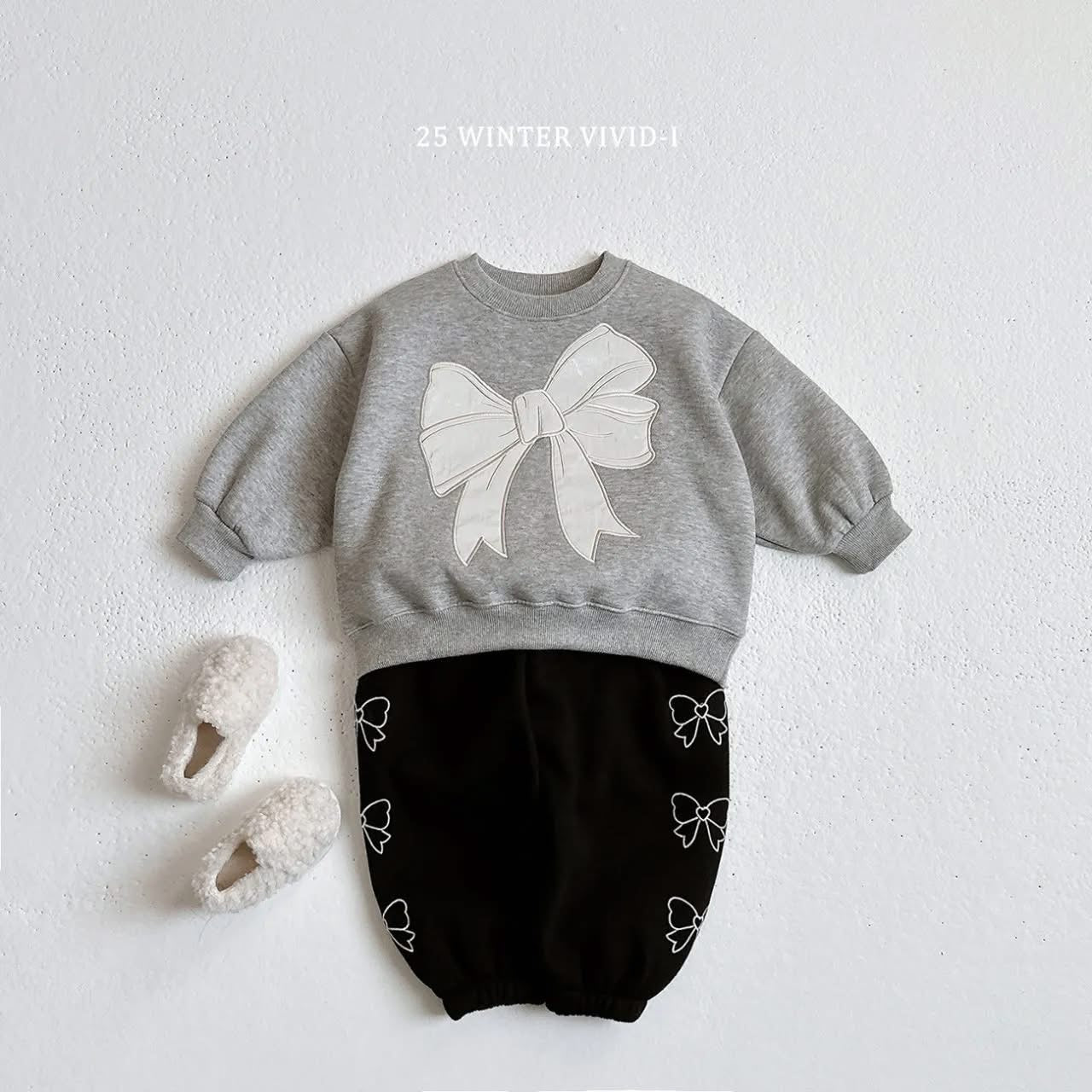 Vivid 蝴蝶結縮口長褲 (75-135cm)