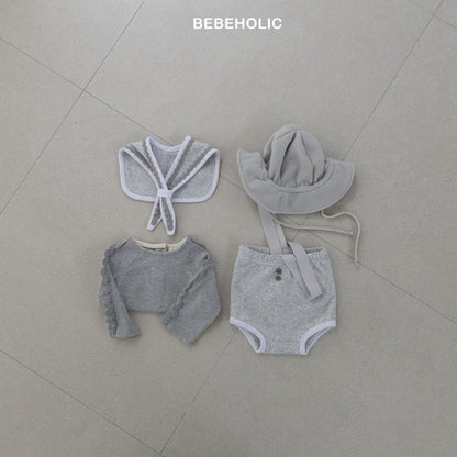 bebeholic pogle terry bloomer set (3-18m)