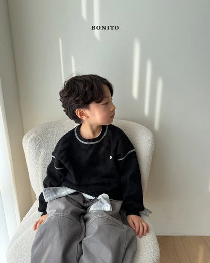 Bonito Waffle guy sweatshirt (~80-140cm)