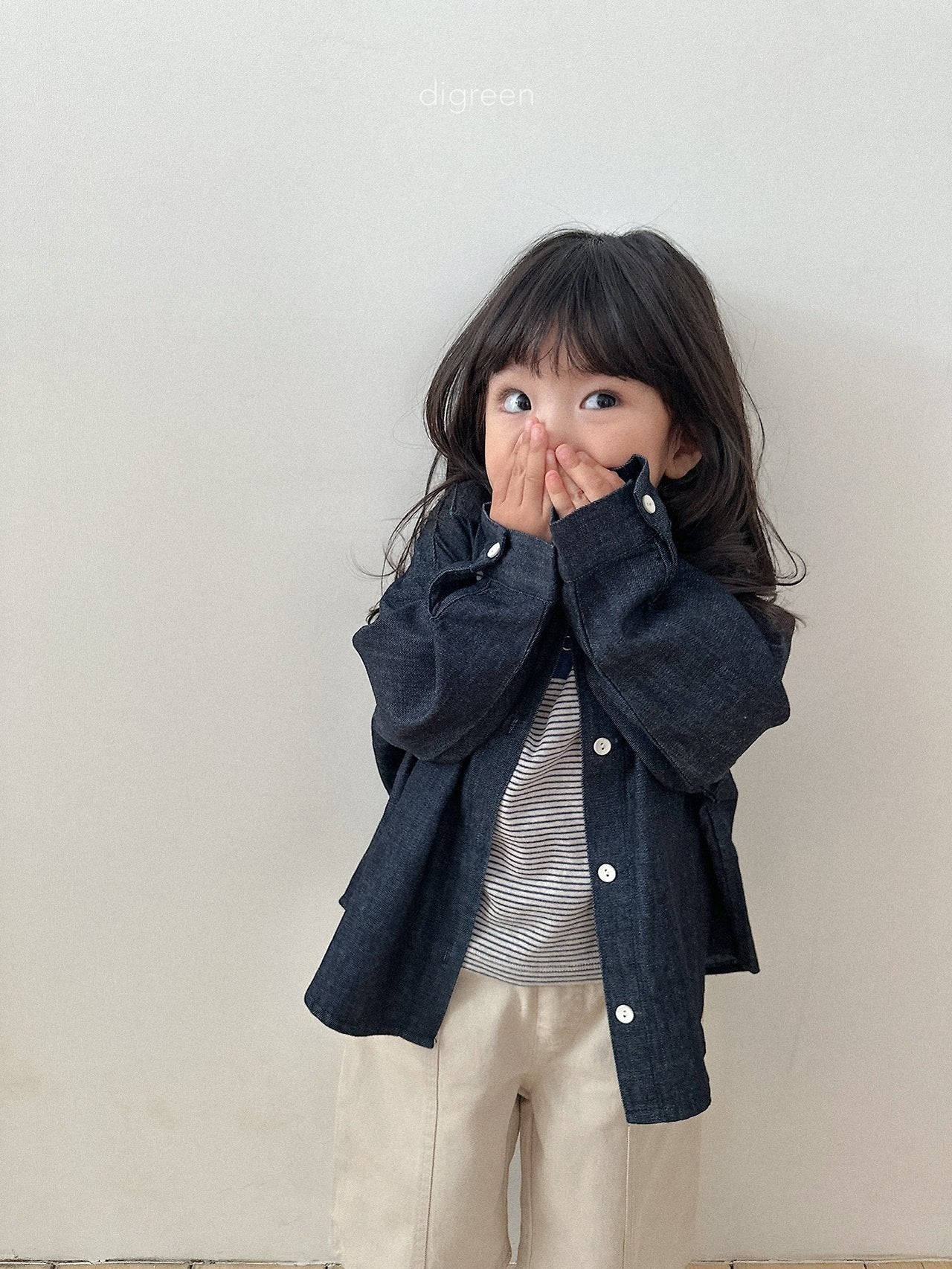 digreen denim shirt (85-130cm)