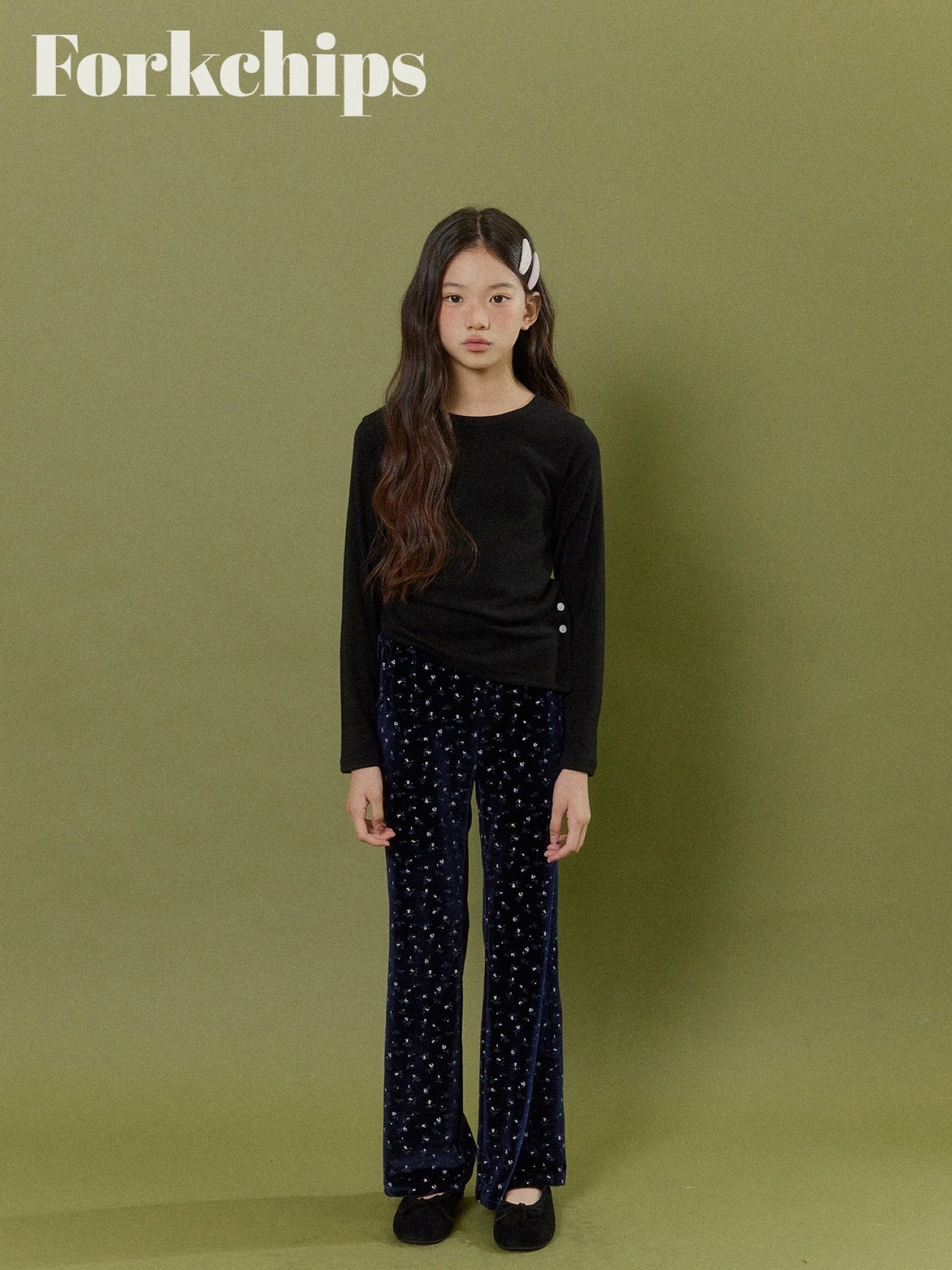 FORKCHIPS cocoa single t-shirt (95-160cm)