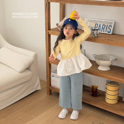 ninibello tulip layered tee (80-130cm)