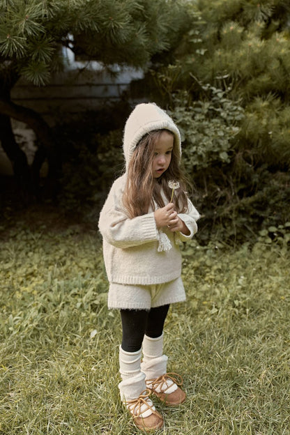 momoann knit hood set (90-125cm)