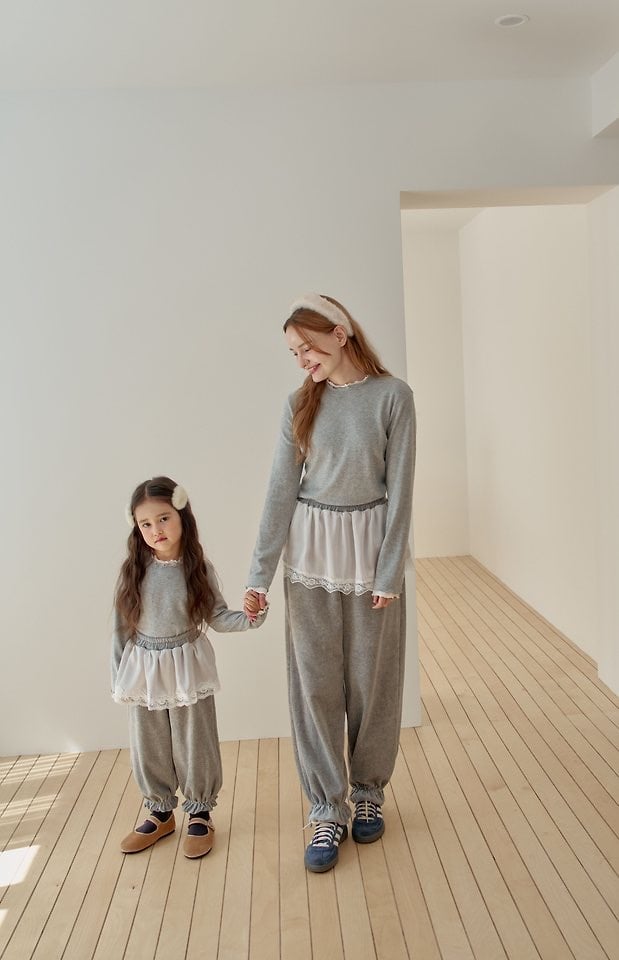 momoann satin jogger pants (kids & adult )