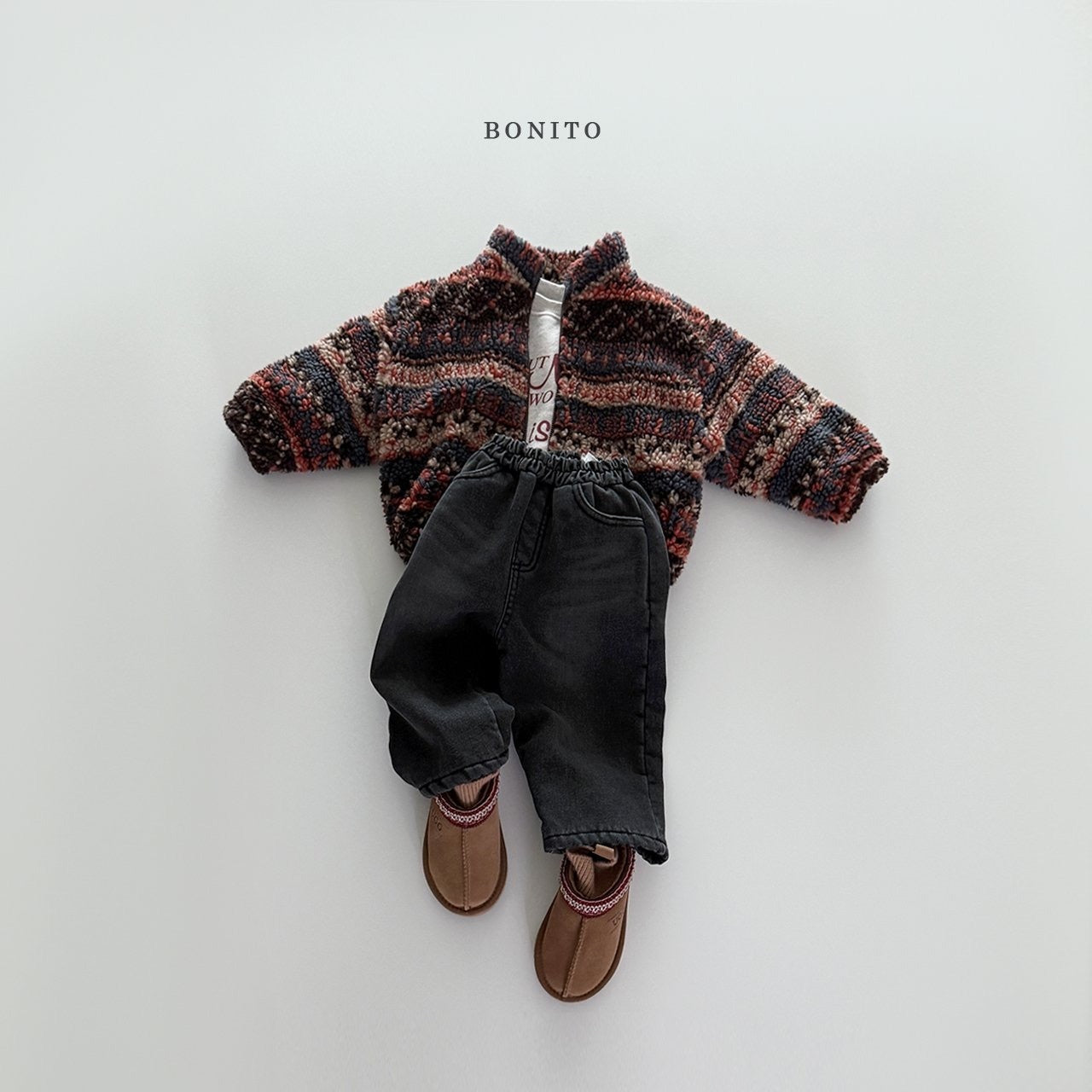 Bonito nordic tumble zip-up (~80-140cm)