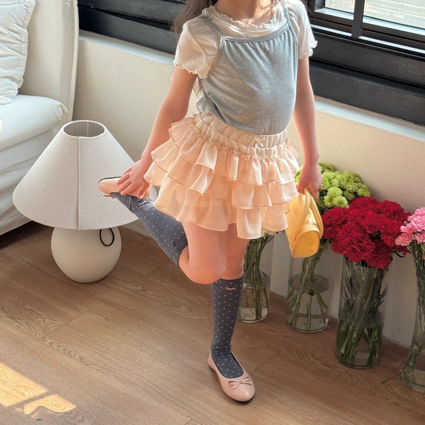 ninibello fruit tiered skirt (80-130cm)