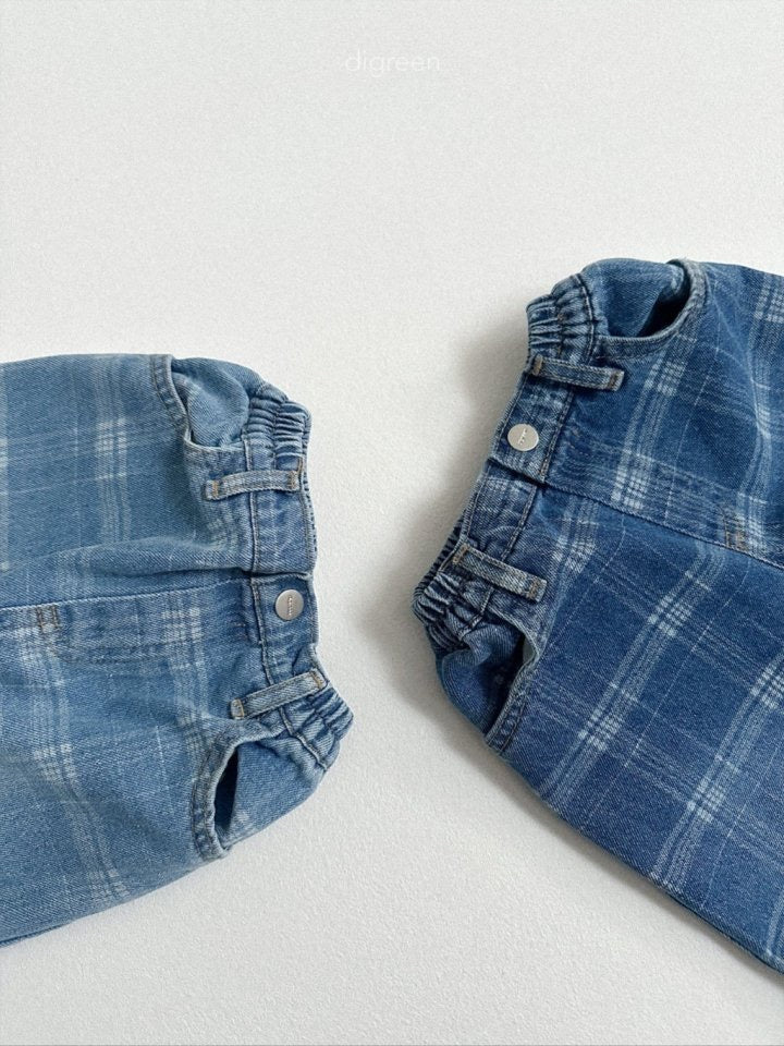 Digreen Check Denim (85-130cm)