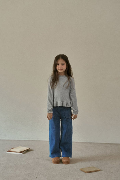 momoann brushed denim (90-150cm)